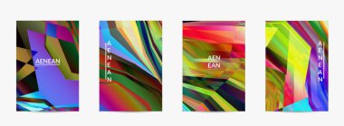 Soyut vektör uçuş şablonu. Çapraz geometrik renkli desen. Mikroskobik görüş kristal yapısında polarize ışık. Dinamik bilgisayar filtrelenmiş çok renkli sanatsal arkaplan.