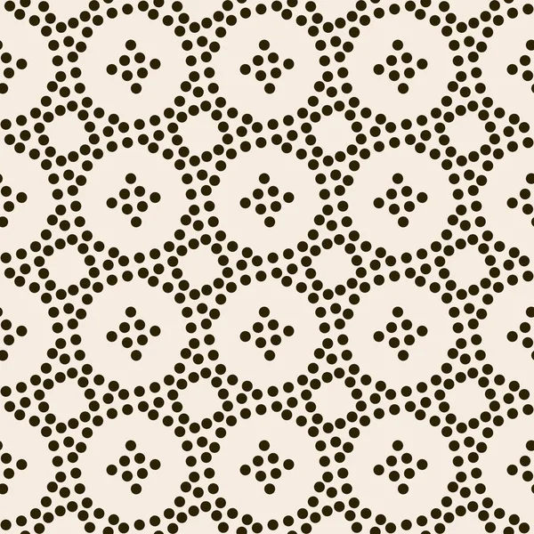Бесшовный Векторный Рисунок Абстрактная Простая Геометрическая Текстура Темно Коричневый Желтом — стоковый вектор