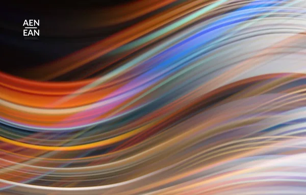 光效波纹墙纸 激光光束在空间中的运动速度 技术计算机科学数据通信背景 流体模糊的未来主义闪光射线 — 图库矢量图片