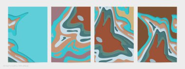 Soyut üç boyutlu kağıt, sanatı keser. Dalgalı kağıt işçiliğiyle renkli bir arka plan. Sanatsal vektör gerçekçi gölgeli şekilleri kesiyor. Parlak oyma dokusu. Topografi yardım taklidi.