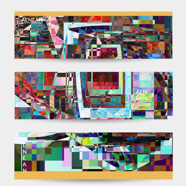 Αφηρημένο Πρότυπο Διάνυσμα Μικρό Σπασμένο Pixel Παραμόρφωση Δυσλειτουργία Τέχνης Γεωμετρικό — Διανυσματικό Αρχείο