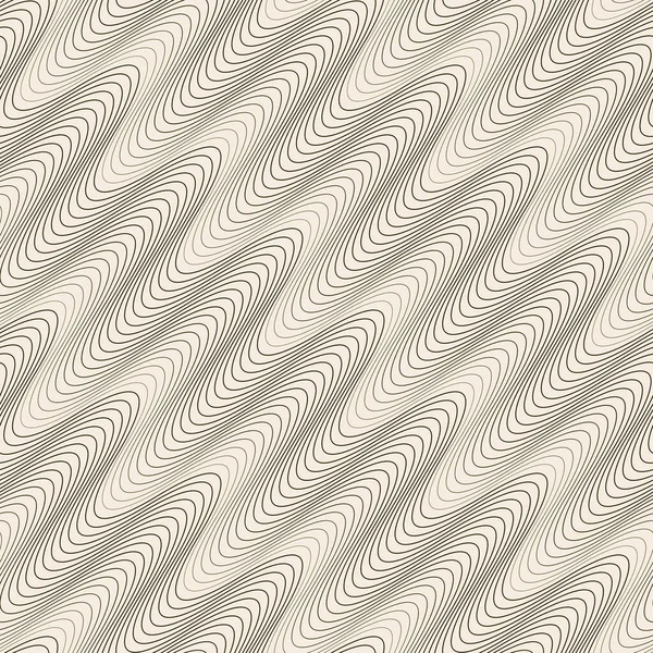 无缝线矢量图样 抽象简单的几何纹理 黄纸背景上的深褐色 复古细线 现代格子图形设计 — 图库矢量图片