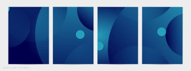 Derin eğimli ve kaybolan geometrik şekilli soyut geometrik uçucu. Sosyal medya afişi için modern şablon. Kağıt kesimi gerçekçi gölgesi olan çağdaş malzeme tasarımı.