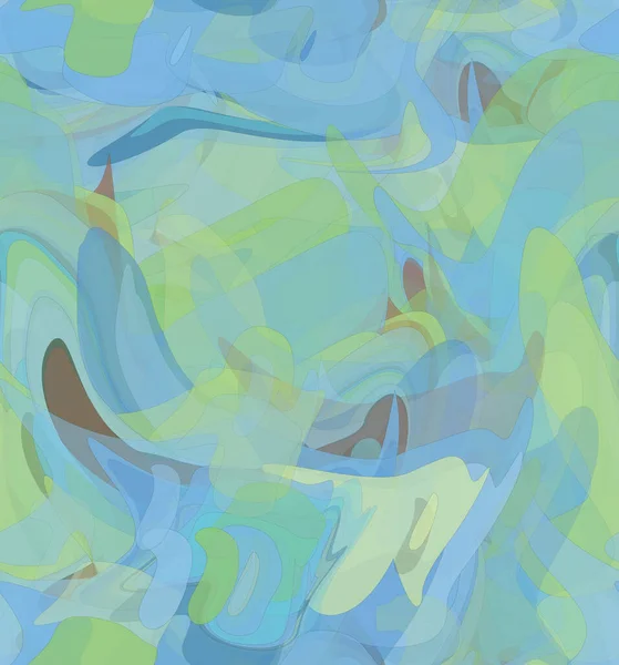 Абстрактний Безшовний Векторний Візерунок Аквареллю Випадкові Прозорі Хвилясті Форми Створюють — стоковий вектор