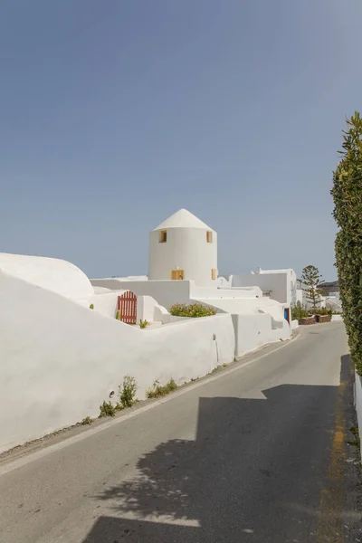 Oia Santorini Grecia Paesaggio Viaggio Lista Secchio — Foto Stock