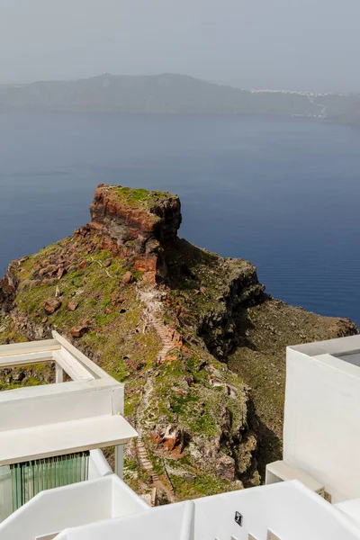 Vista Ilha Santorini Grécia — Fotografia de Stock