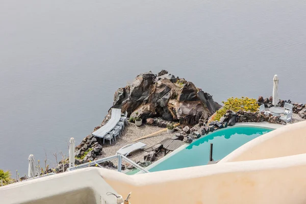Hermosa Arquitectura Isla Santorini Grecia — Foto de Stock