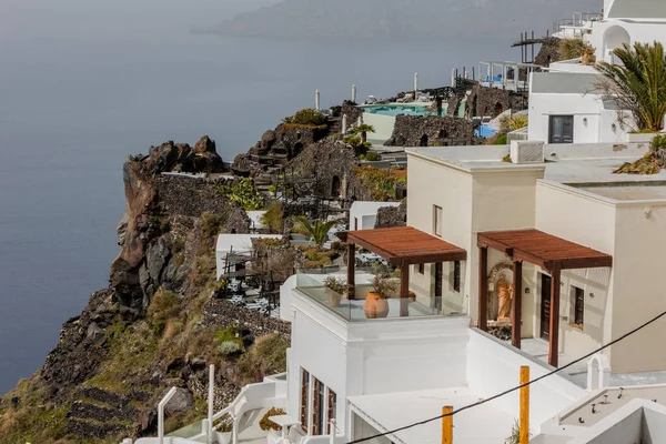 Bela Vista Ilha Grega Santorini — Fotografia de Stock