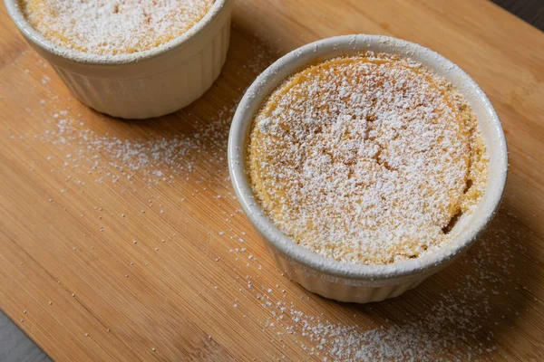 Limonlu ve portakallı turunçgil suflesi