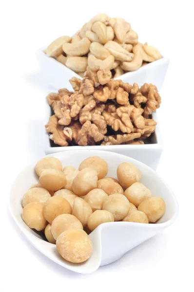 Nueces diferentes — Foto de Stock