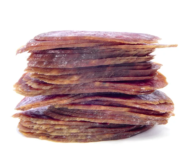 西班牙 salchichon — 图库照片