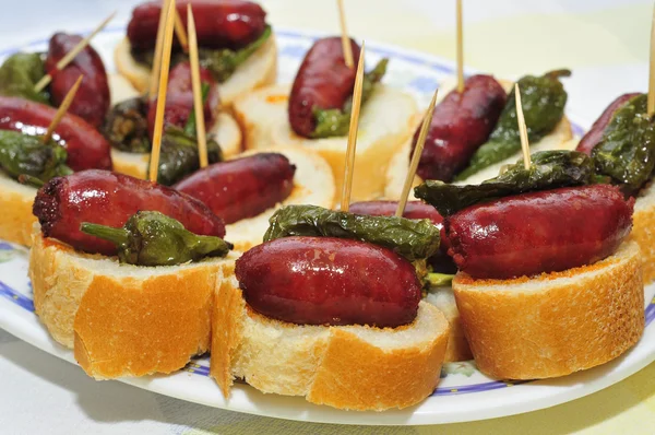 Spanish pinchos — Stock Photo, Image