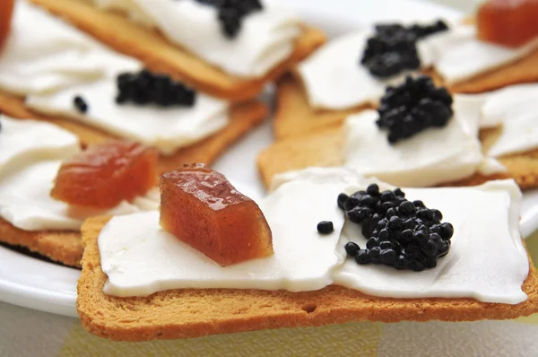 Canapes — Stock Photo, Image