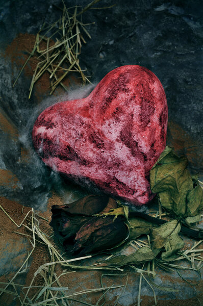 Scary heart and rose