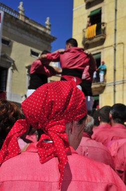 Castells, insan tarragona, İspanya kuleleri.