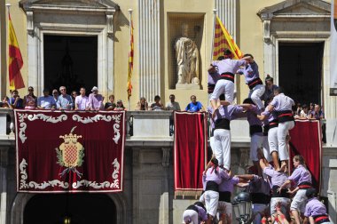 Castells, insan tarragona, İspanya kuleleri.