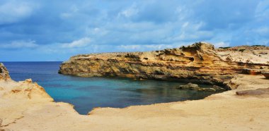 Punta de sa pedrera sahil formentera, Balear Adaları, İspanya