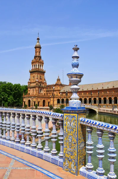 Plaza de España, en Sevilla, España — Foto de Stock