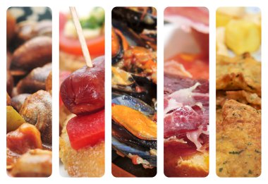 tapas, İspanyol mutfağı kolaj