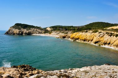 ev mort beach Sitges, İspanya