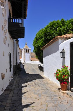 fuerteventura, Kanarya Adaları, betancuria büyüleyici sokak,