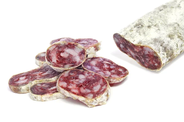 Fuet, spanish salami — Stock Photo, Image