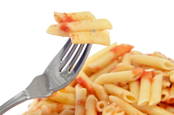 Penne con salsa di pomodoro — Foto Stock