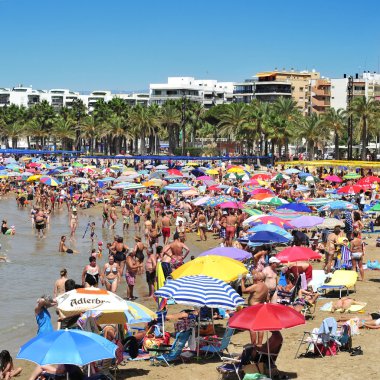 Llevant beach, salou, İspanya