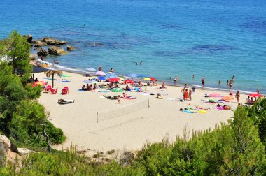 Cala dels vienesos beach, miami platja, İspanya