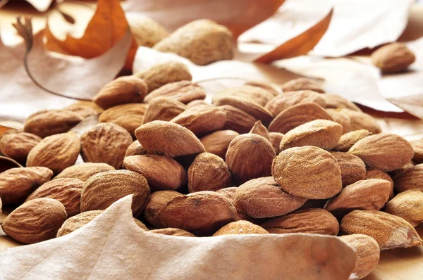 Almendras sin cáscara — Foto de Stock