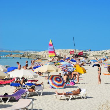 ses illetes beach formentera, Balear Adaları, İspanya