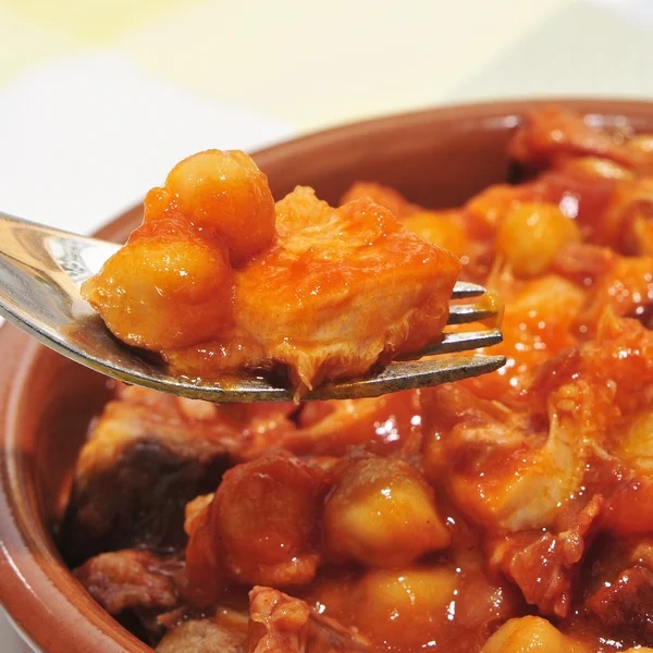 Callos espagnols, un ragoût à la tripe de boeuf typique de l'Espagne — Photo