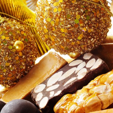 turron, tipik İspanyol Noel tatlı