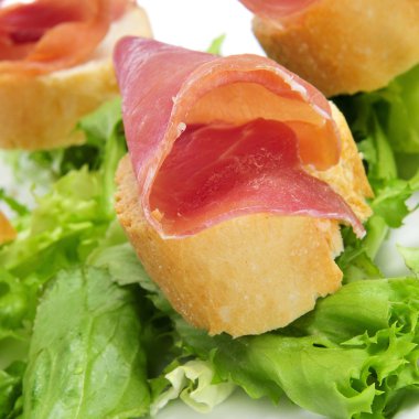Serrano jambonu tapas