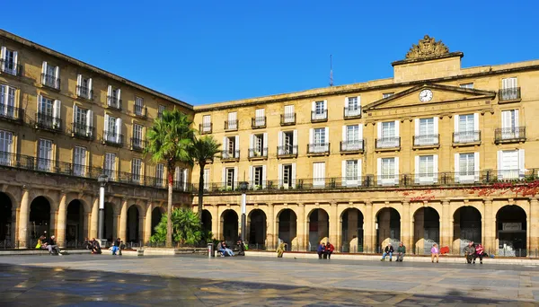 Plaza Nueva in Bilbao, Spain — Stockfoto