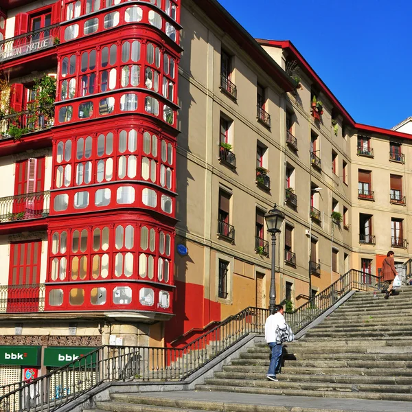 Mallona trap in bilbao, Spanje — Stockfoto