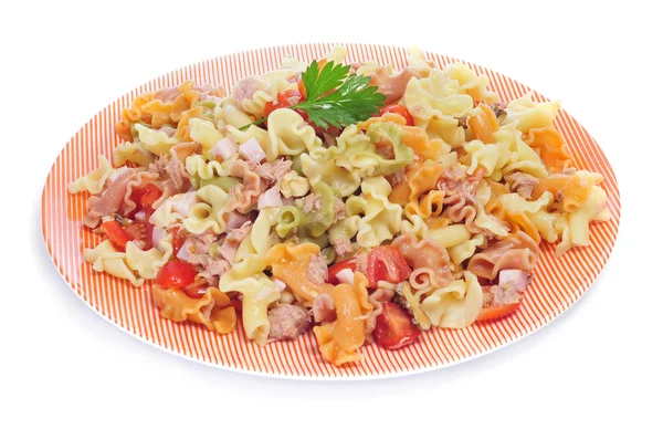 Pastasalat – stockfoto