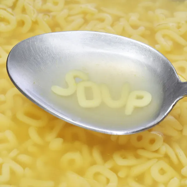 Sopa de alfabeto — Foto de Stock
