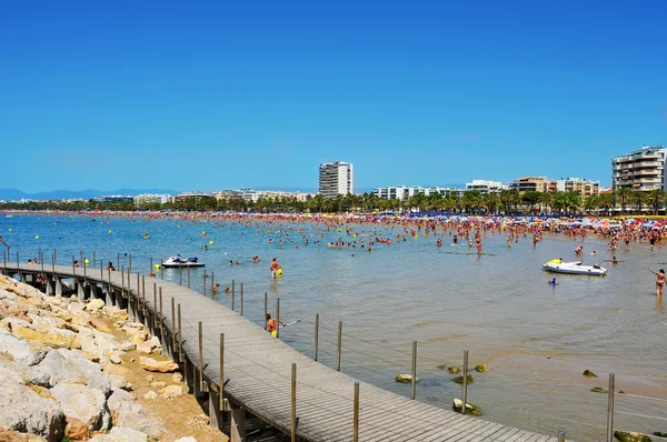 Llevant 海滩，在萨洛，西班牙 — 图库照片