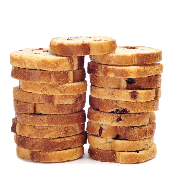 Blueberry bread rusks — Stock Photo, Image