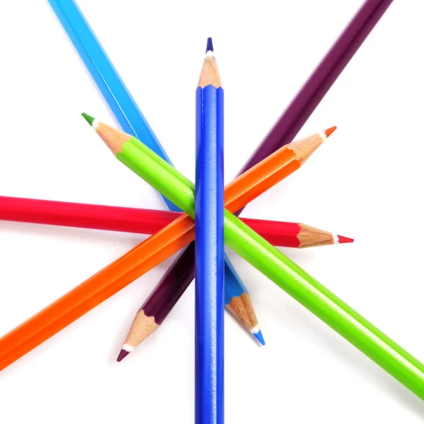 Lápis de lápis de cera — Fotografia de Stock