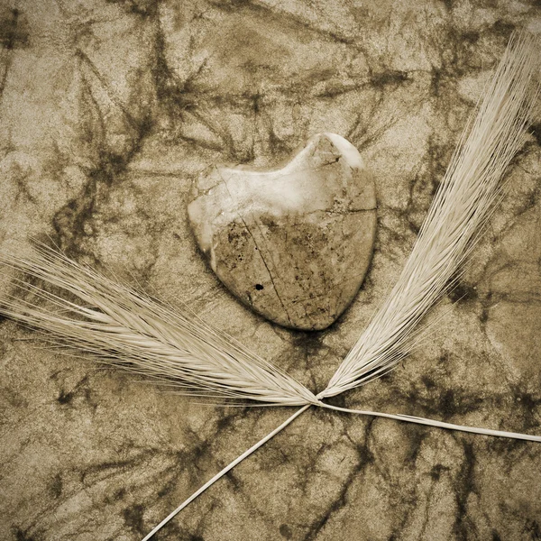 Heart-shaped marble — Stock Photo, Image