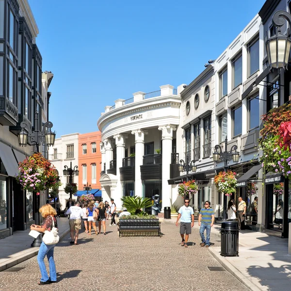 Rodeo drive, beverly hills, Verenigde Staten — Stockfoto