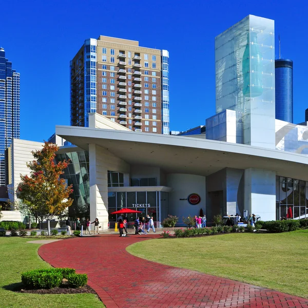 Świat coca-cola, atlanta, Stany Zjednoczone Ameryki — Zdjęcie stockowe