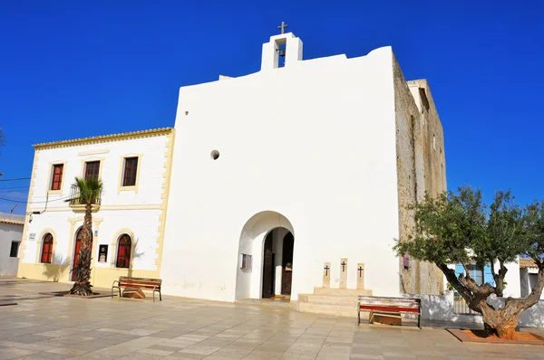 Sant francesc xavier kościoła w sant francesc de formentera, Beli — Zdjęcie stockowe