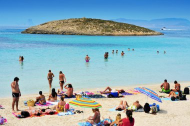 ses illetes beach formentera, Balear Adaları, İspanya