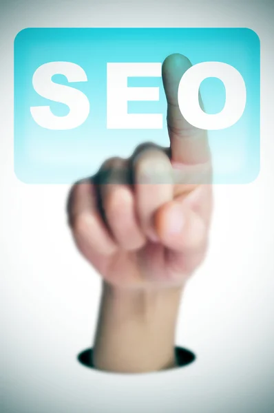 Palabra SEO — Foto de Stock