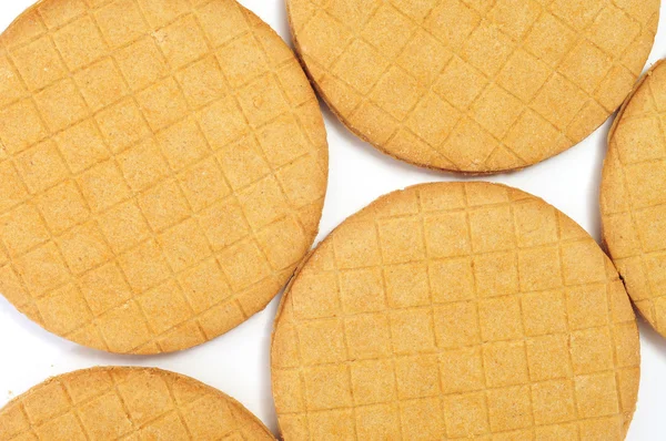 Stroopkoeken, dutch caramel biscuits — Stock Photo, Image