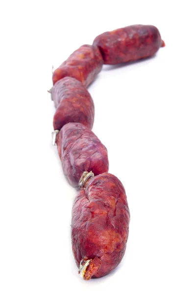 西班牙 chorizos — 图库照片