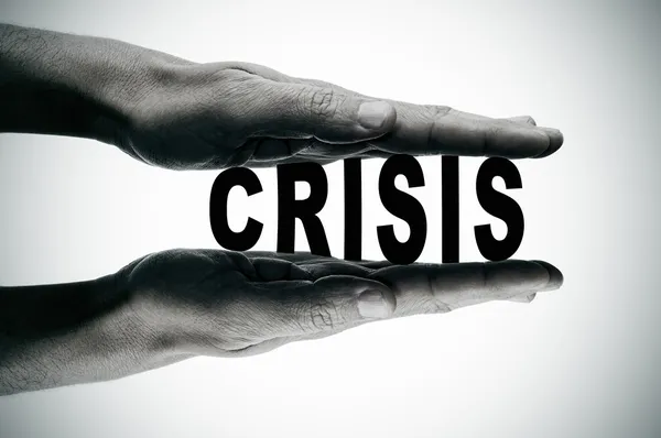 Crisis. — Foto de Stock